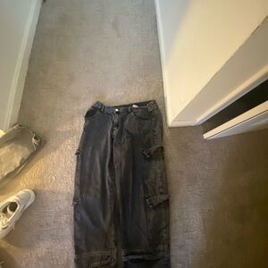 SHEIN Dark Gray Cargo Pants for Men